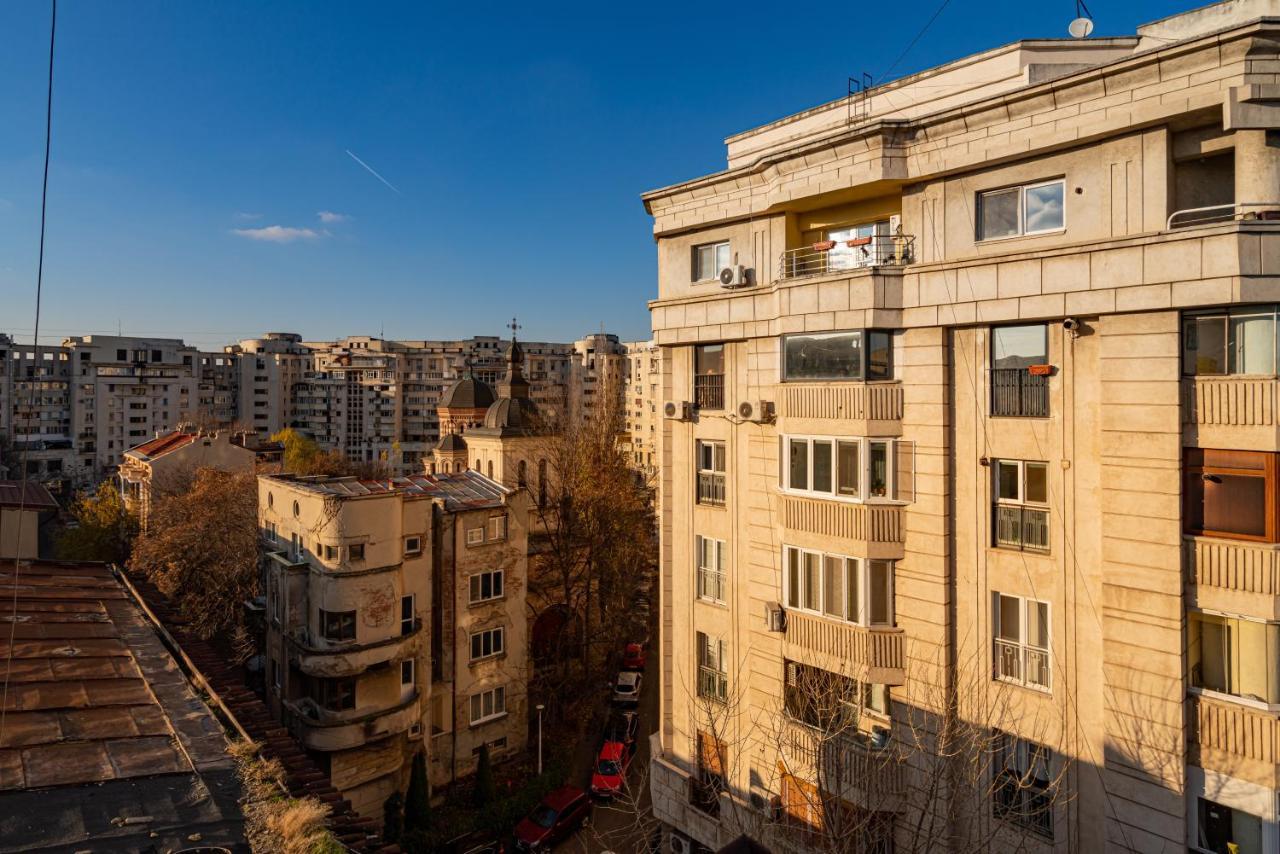 Golden View - Breathtaking Location In Bucharest Lejlighed Eksteriør billede