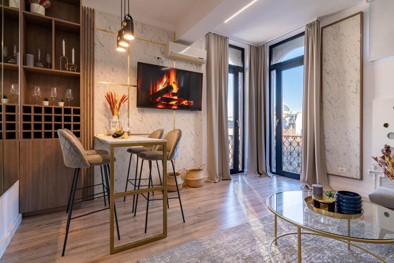 Golden View - Breathtaking Location In Bucharest Lejlighed Eksteriør billede
